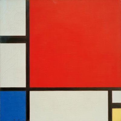 Composition in Red, Blue, and Yellow by Piet Mondrian